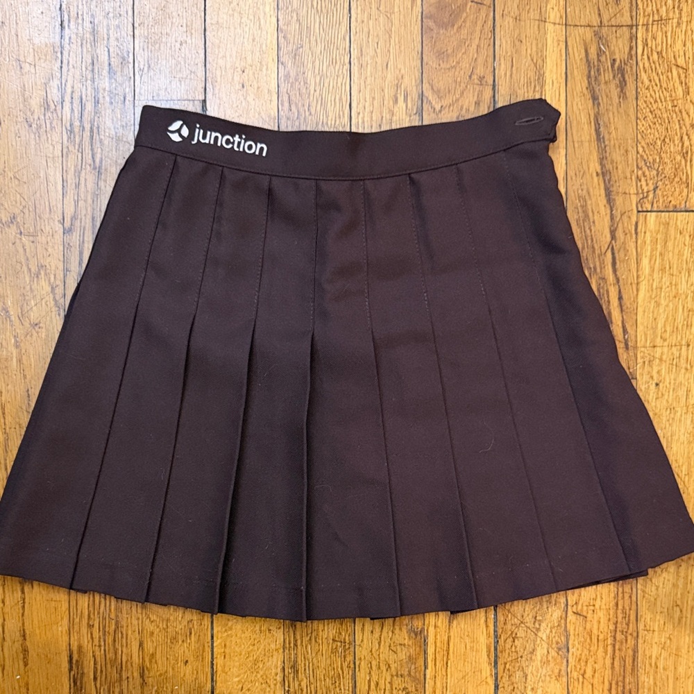 Los Angeles Apparel Brown Pleated Cheerleader Skirt - S - NEVER WORN